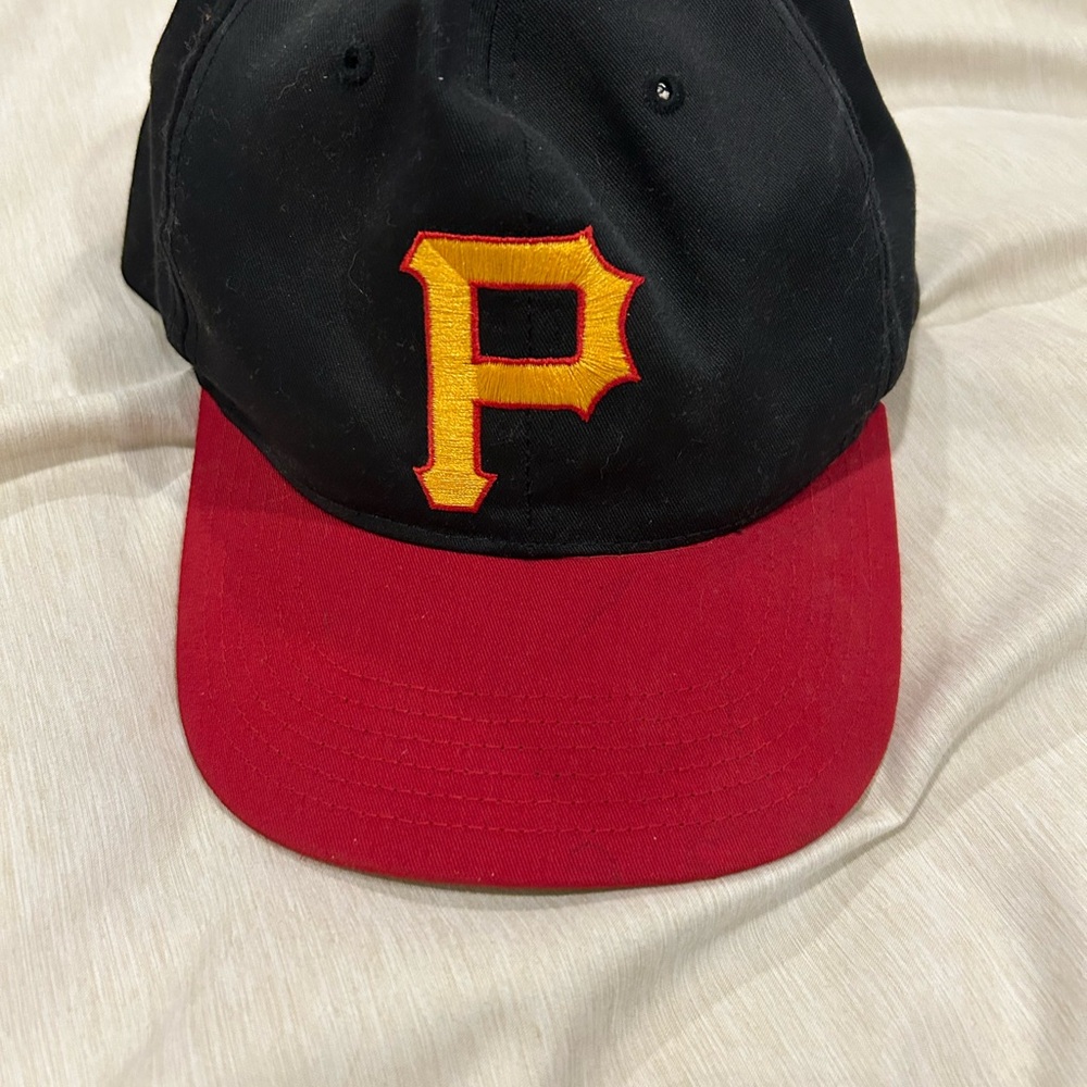 New Era Kids Black and Red Cap with Yellow Logo
